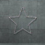 60cm Christmas Star Wire Frame with 280 Rainbow Micro Bright LEDs