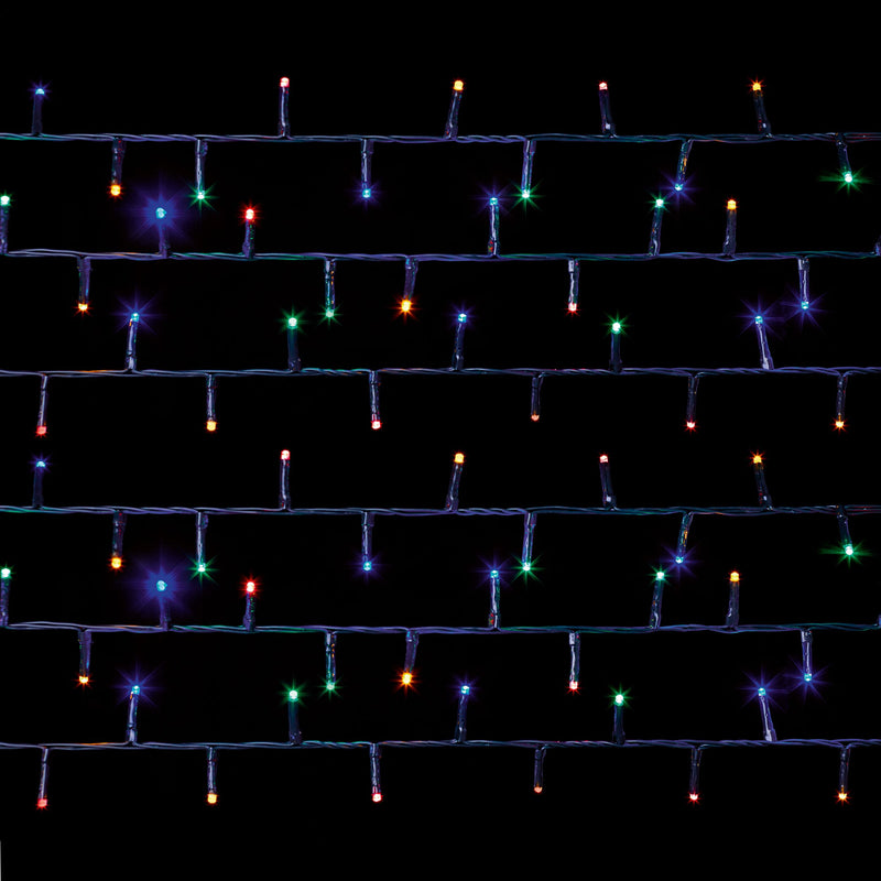 5000 Multi Coloured Treebrights Multi Action LED Lights with Timer