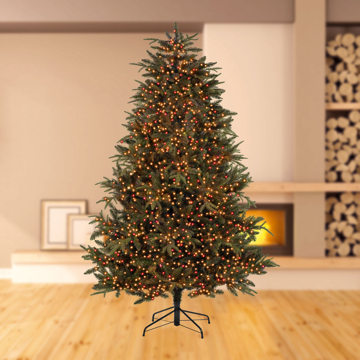 5000 Red & Vintage Gold Treebrights Multi Action LED Lights with Timer