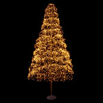 1.8m Black Ultrabright Christmas Tree with Warm White LEDs