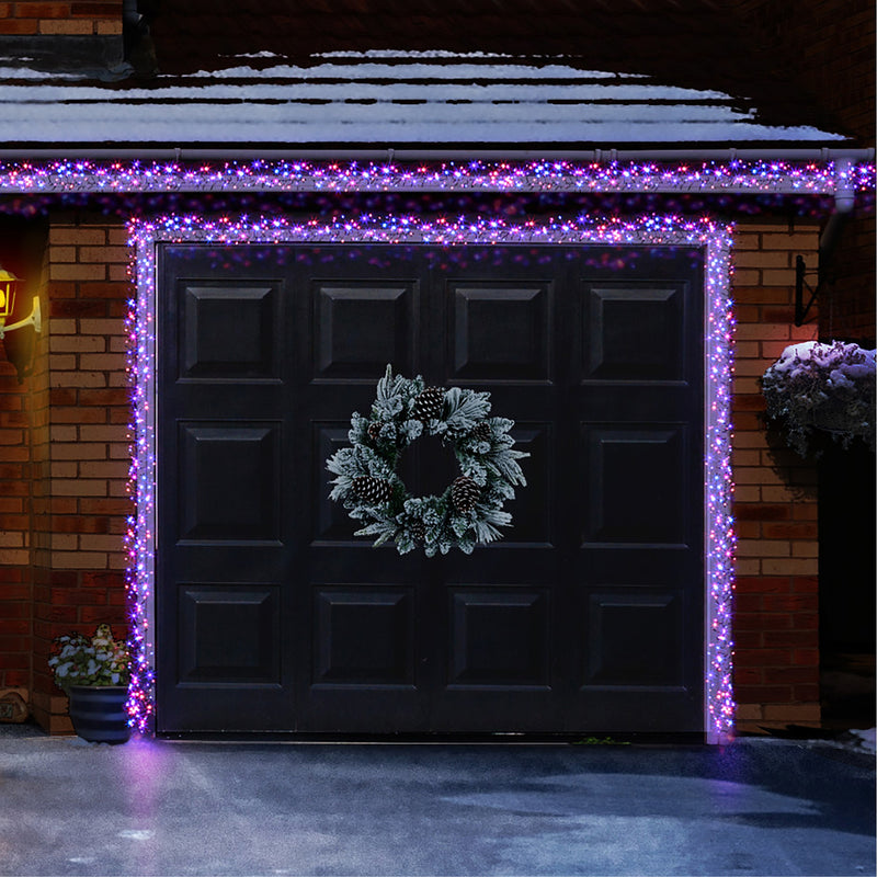 960 Rainbow Ultrabright Garage Door Cluster Lights Garland