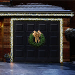 960 White & Warm White Ultrabright Garage Door Cluster Lights Garland