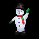 2.4m Waving Snowman LED Christmas Inflatable