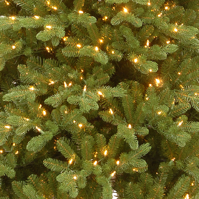 7.5 ft Pre Lit Bosworth Spruce Real Feel Artificial Christmas Tree with 800 Warm White LED's