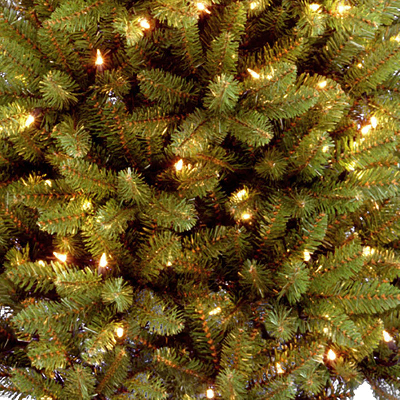 7.5ft Kingswood Fir Pre Lit with 350 Warm White LEDs Artificial Pencil Christmas Tree