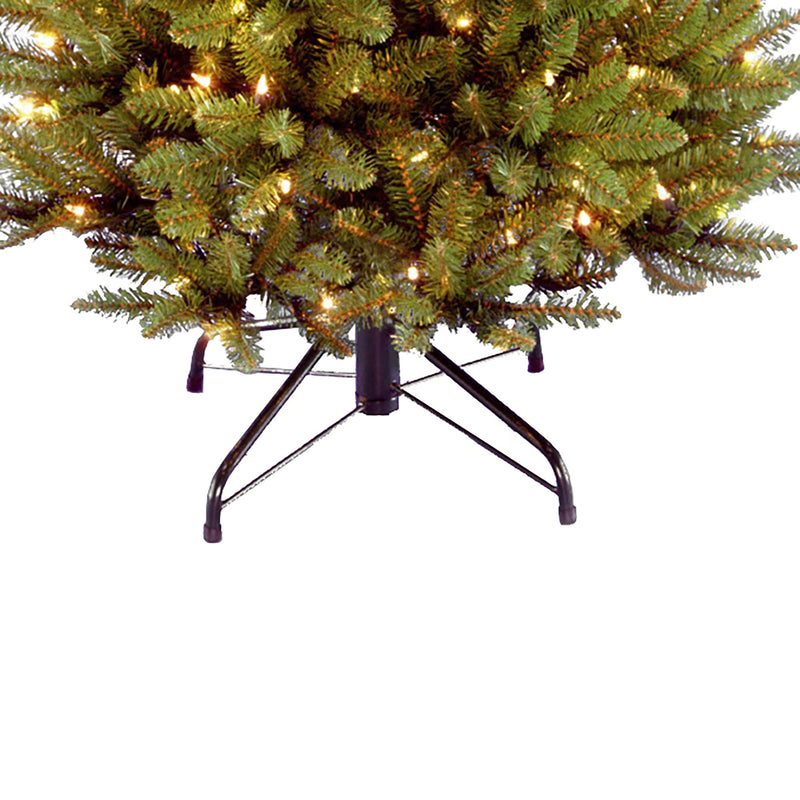 7.5ft Kingswood Fir Pre Lit with 350 Warm White LEDs Artificial Pencil Christmas Tree