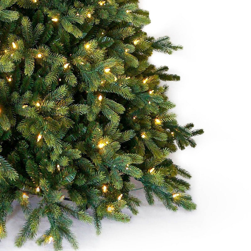 7.5ft Lawrence Fir Luxury Pre Lit with 800 Warm White LEDs Artificial Christmas Tree