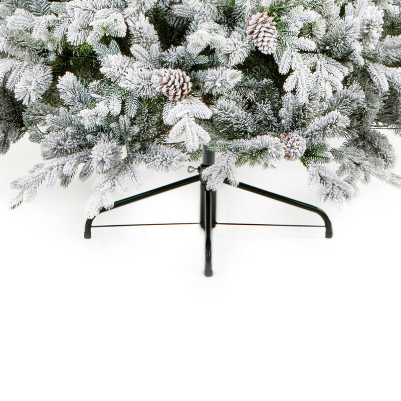 7.5ft Snowy Dorchester Spruce Luxury Real Feel Artificial Christmas Tree