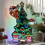 120cm Giant Infinity Waving Reindeer on Christmas Tree Light