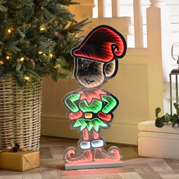 60cm Infinity Standing Elf Christmas Light