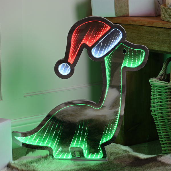 60cm Infinity Cute Dinosaur Christmas Light