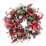 76cm Giant Sweet Candy and Red Berries Luxury Christmas Wreath