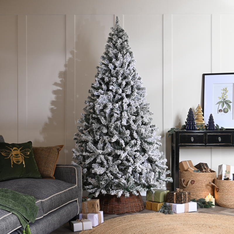 7ft Wentworth Flocked Fir Artificial Christmas Tree