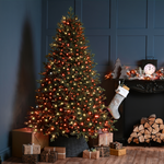 1000 Winter Wishes Red and Gold Firefly Twinkling Christmas Lights