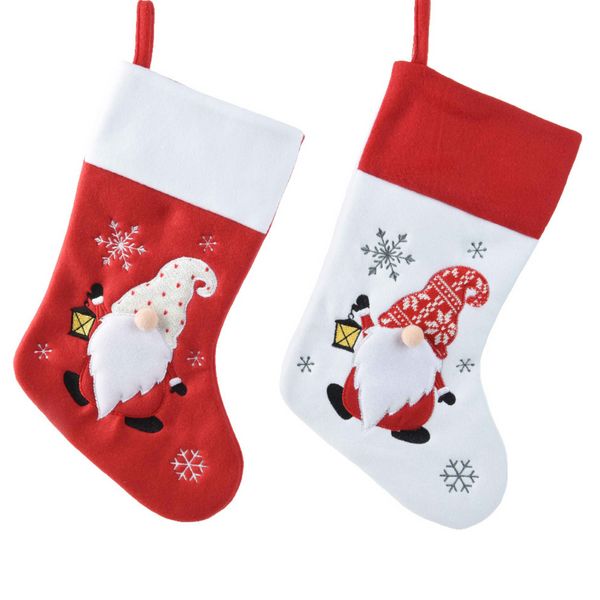 Santa Gonk Design Luxury Christmas Stocking