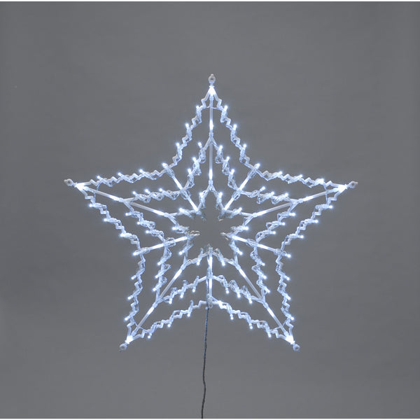Christmas Star Window Light with 100 White LEDs