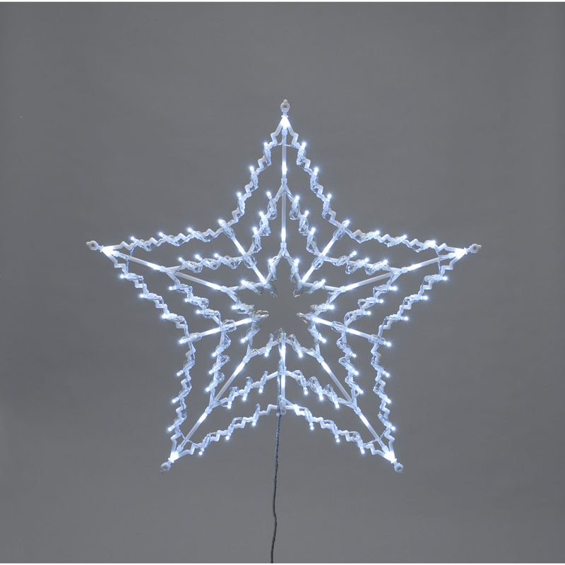 Christmas Star Window Light with 100 White LEDs
