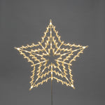 Christmas Star Window Light with 100 Warm White LEDs