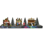 17 Piece Battery Operated Christmas Street Village Scene