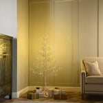 3ft Champagne Gold Twig Christmas Tree with 117 Traditional Warm White LEDs