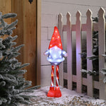 70cm Gonk with Candy Cane Legs Christmas Acrylic with 40 White LEDs