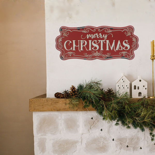 52.5cm Merry Christmas Room Sign