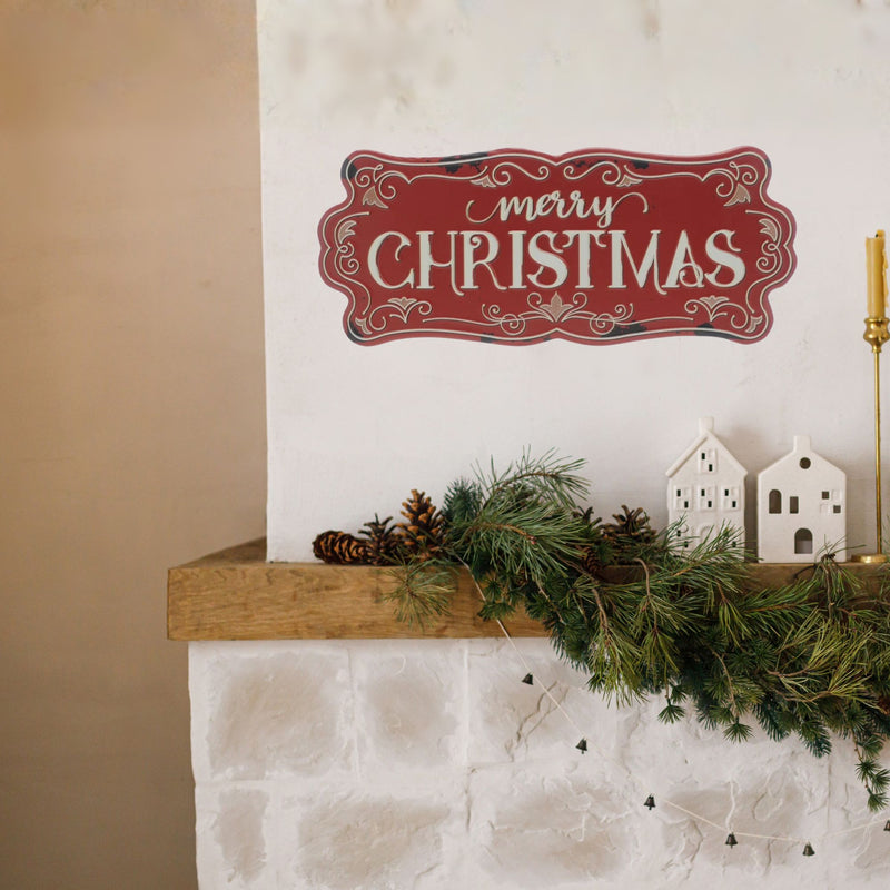 52.5cm Merry Christmas Room Sign