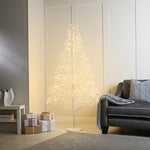 4ft White Microdot Starburst Christmas Tree with 594 Warm White LEDs