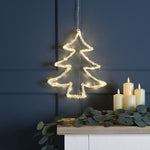 34cm Acrylic Christmas Tree with 80 Warm White LEDs