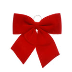 44cm Red Velvet Christmas Bow