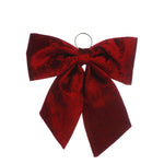 44cm Burgundy Velvet Christmas Bow