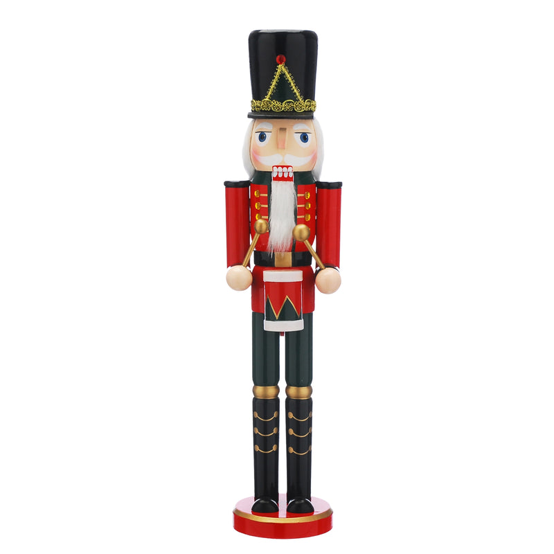 50cm Traditional Wooden Drummer Christmas Nutcracker