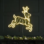75cm Neon Flex Christmas Reindeer with 460 Warm White LEDs