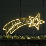 112cm Neon Flex Christmas Shooting Star with 490 Warm White LEDs
