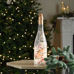 30cm Battery Operated Robin Bottle Shape Magical Christmas Water Spinner