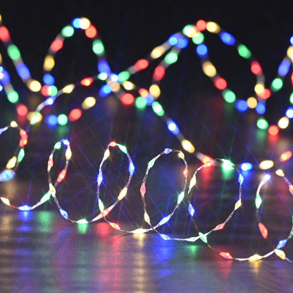 Set of 756 Extra Compact Multi Coloured LED Christmas Lights