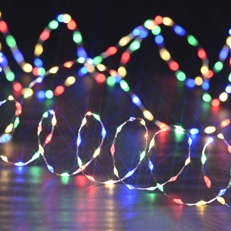 Set of 756 Extra Compact Multi Coloured LED Christmas Lights