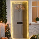 Christmas Door LED Lights with 880 Warm White LEDs