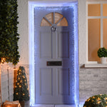 Christmas Door LED Lights with 880 White LEDs
