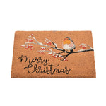 Robin Christmas Coir Doormat 60cm x 40cm