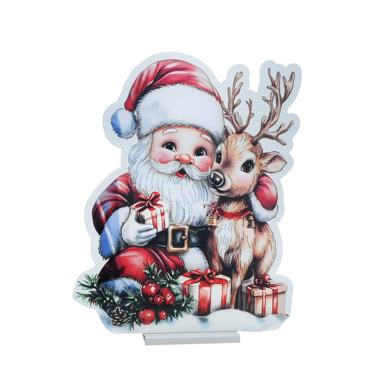 60cm Cute Santa and Reindeer Christmas Infinity Light