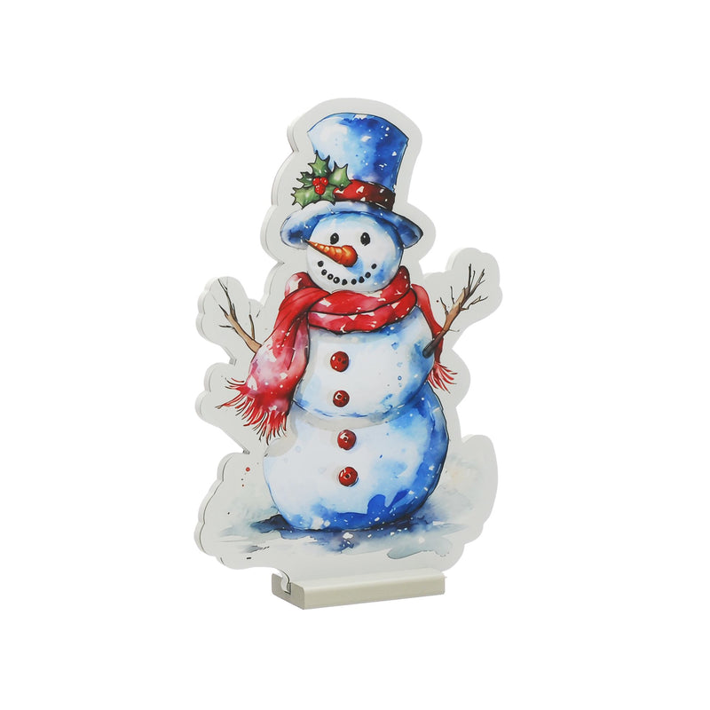 40cm Snowman with Hat and Scarf Christmas Infinity Light