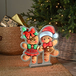 40cm Dancing Gingerbreads Christmas Infinity Light