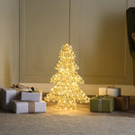 60cm Gold Spiral Twirl Christmas Tree with 400 Warm White LEDs