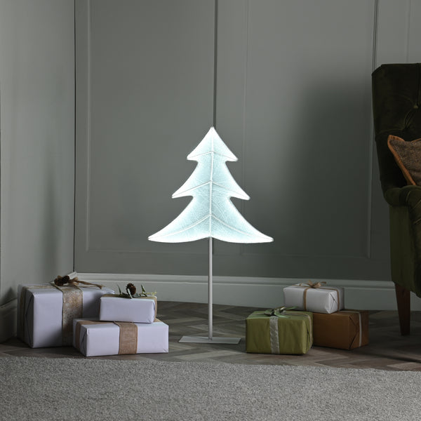 73cm Neon Flex Shimmer Glow Christmas Tree with Stand