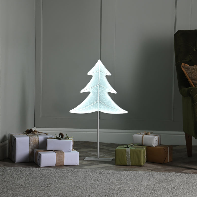 73cm Neon Flex Shimmer Glow Christmas Tree with Stand