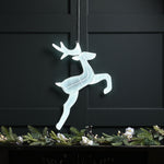 47cm Neon Flex Shimmer Glow Christmas Reindeer with 322 Warm White LEDs