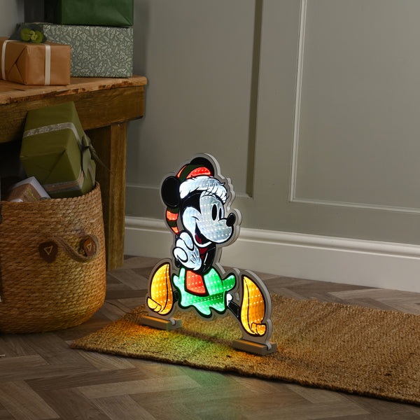 40cm Sitting Minnie Mouse Disney Christmas Infinity Light