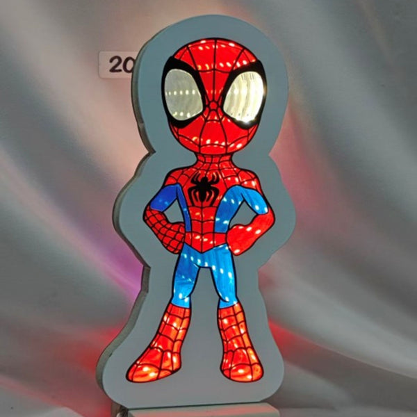 20cm Charming Spiderman Christmas Infinity Light