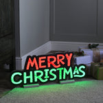66cm Day and Night Infinity Merry Christmas Sign